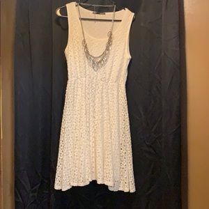 Lacy white dress